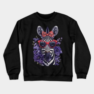 Zebra Poaching Impact Crewneck Sweatshirt